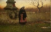 Jakub Schikaneder All Souls' Day oil painting picture wholesale